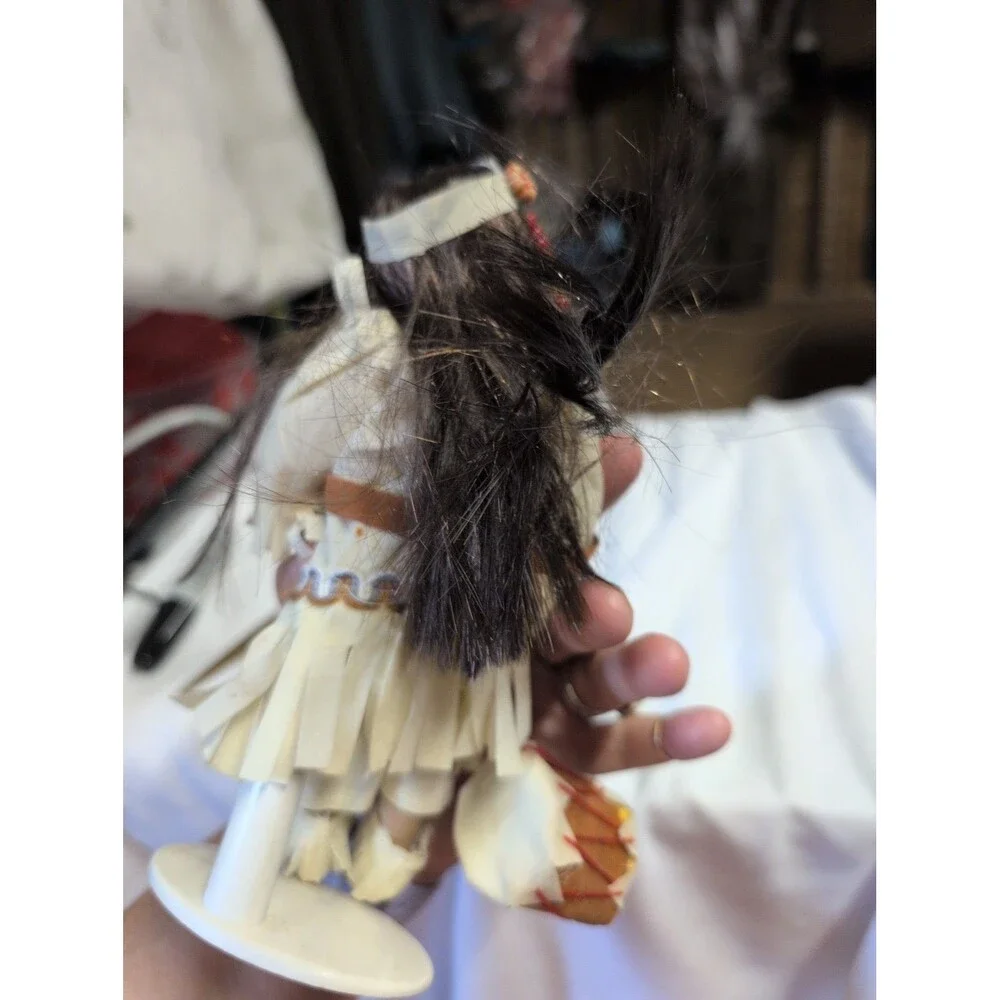 Native American Style Porcelain Doll with Drum - 25% Off 5+